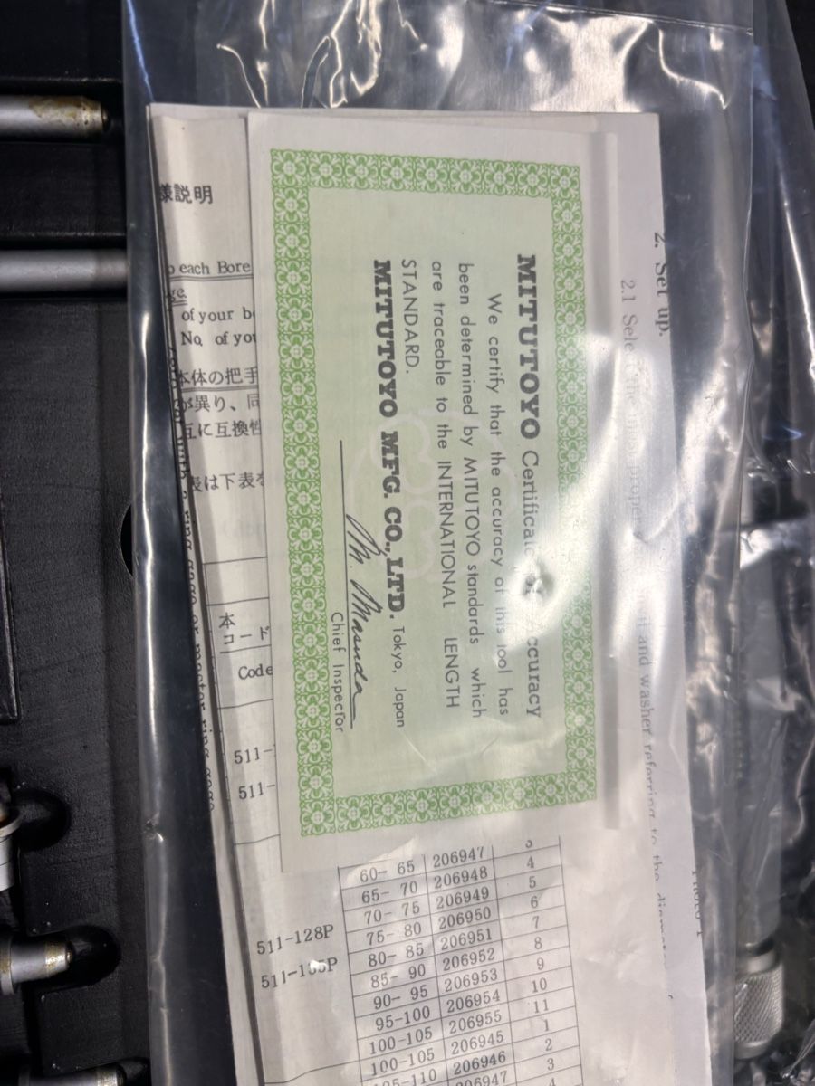 Messen: Handing manual for Bore Gage,Series 511 – Gebraucht aus Aarau von Belli49 4