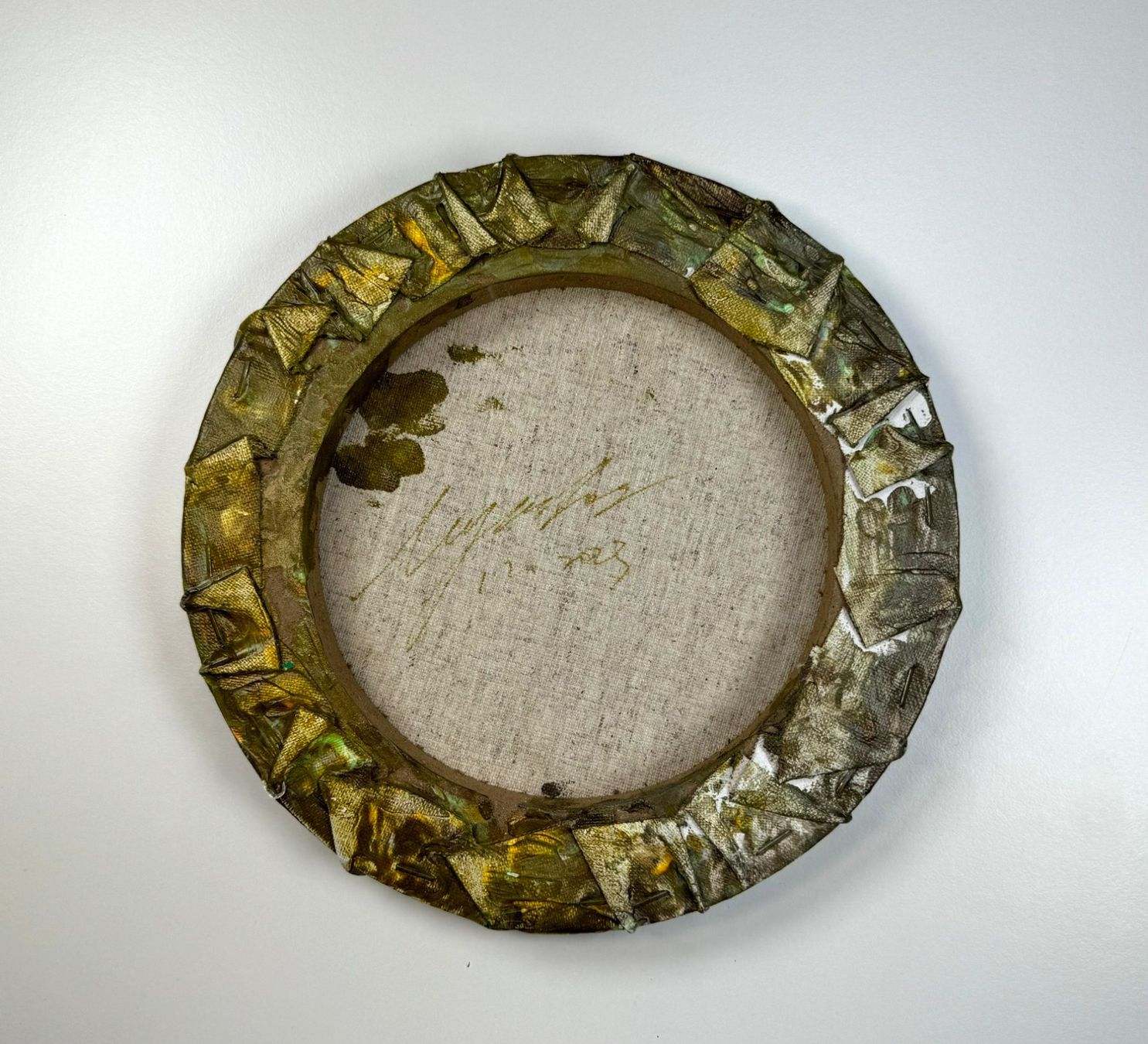 Dipinti: Acryl-Flüssigmalerei, kreisförmig – Usato da Schlieren venduto da MayaSheng1983 2