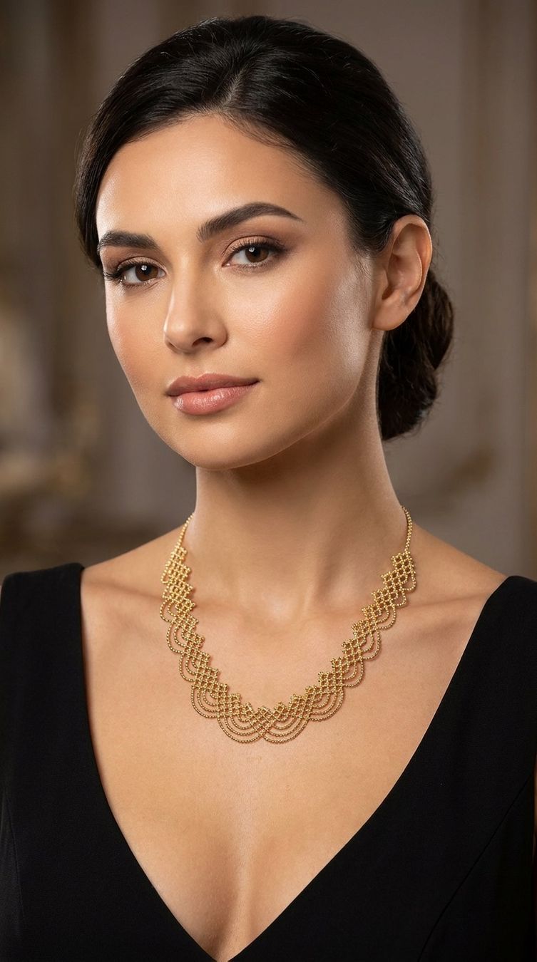 Catenine: Collier doré unique ✨ Élégance intemporelle! – Nuovo e nell'imballaggio originale da St-Maurice venduto da Sandrinette123 1