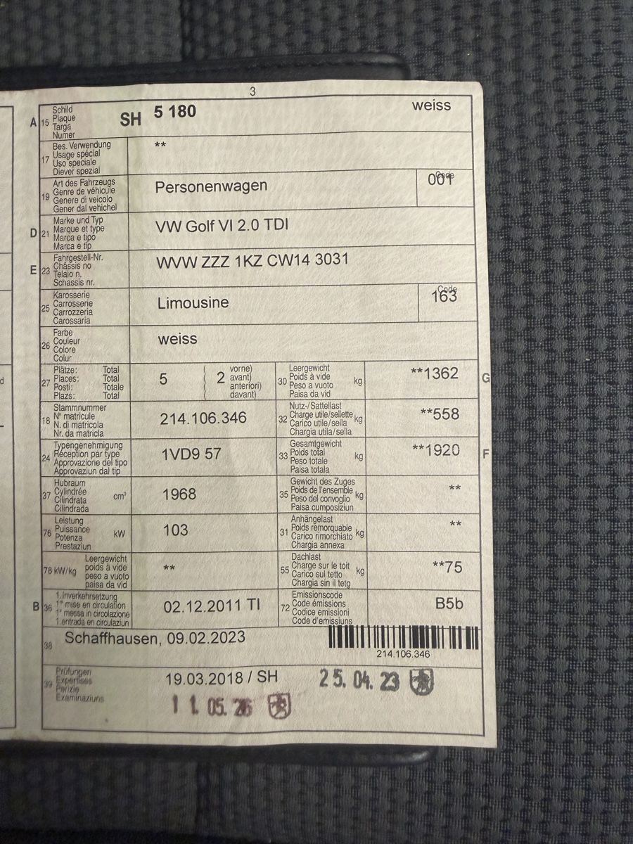 VW Automobili: Golf 6  TDI – Usato da Beringen venduto da Plyer82 8