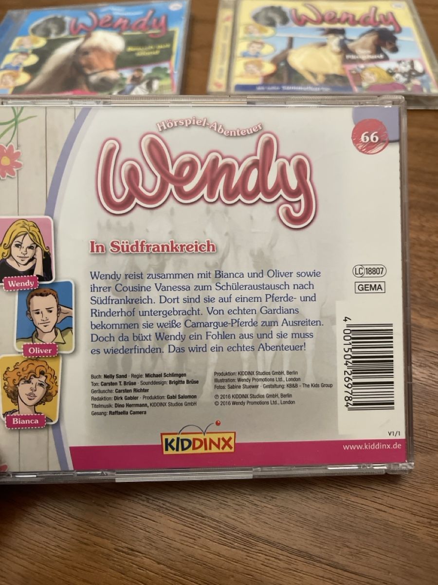 Audiolibri: 3 Wendy Hörspiel – Usato da Samstagern venduto da Katinka8 1