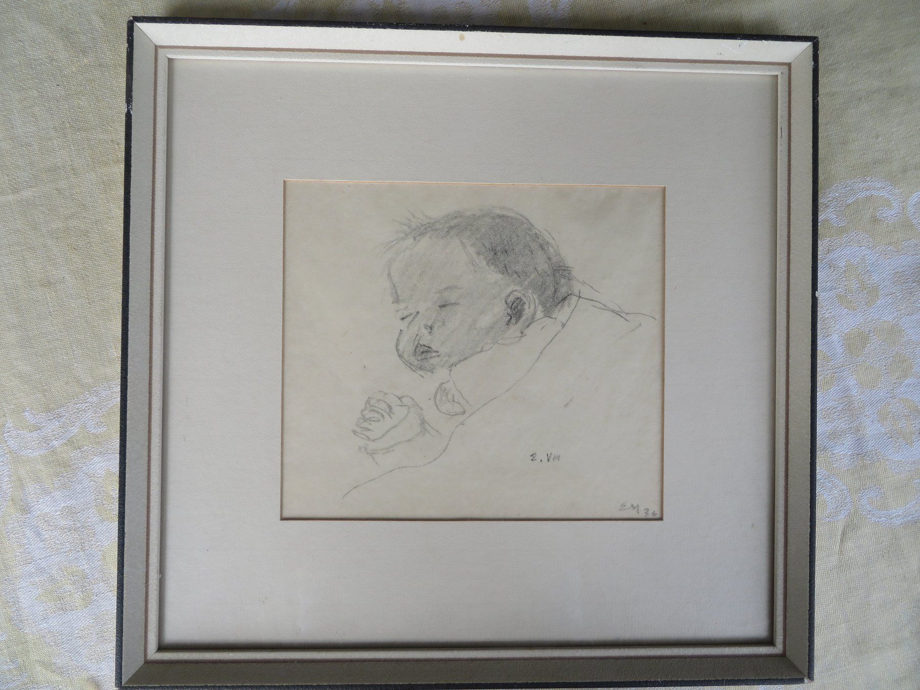 Gemälde: Ernst Morgenthaler  Bleistiftzeichnung  1887-1962 – Gebraucht aus Bad Ragaz von FutureZ