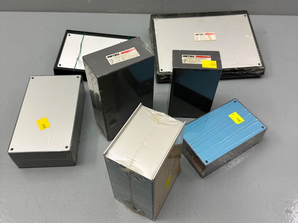 7x ELEKTRONIK BOXEN “RETEX” AB 1.-!!! (Neu (gemäss Beschreibung)) in ...