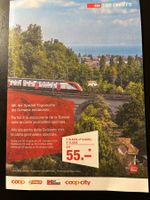 SBB Spezialtageskarte von Coop 2. Kl bis 28.10.26