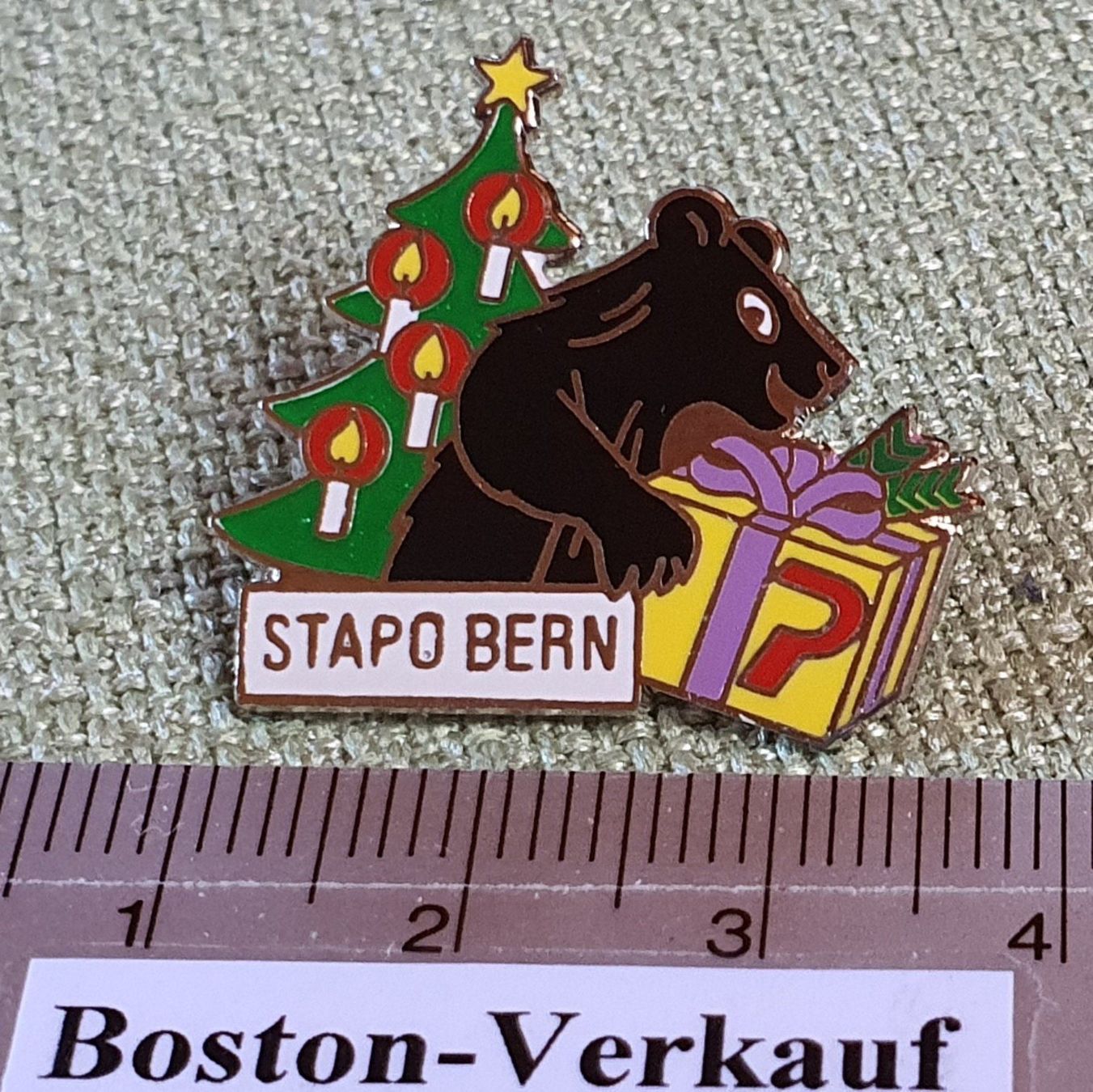 Placchette & Badge: E339 - Pin SAPO Polizei Bern Weihnachten – Usato da Reinach BL venduto da Boston-Verkauf 1