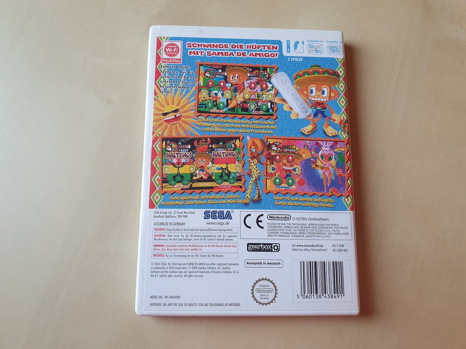 Nintendo Spiele: Samba de Amigo – Gebraucht aus Stansstad von collectorsshop 1