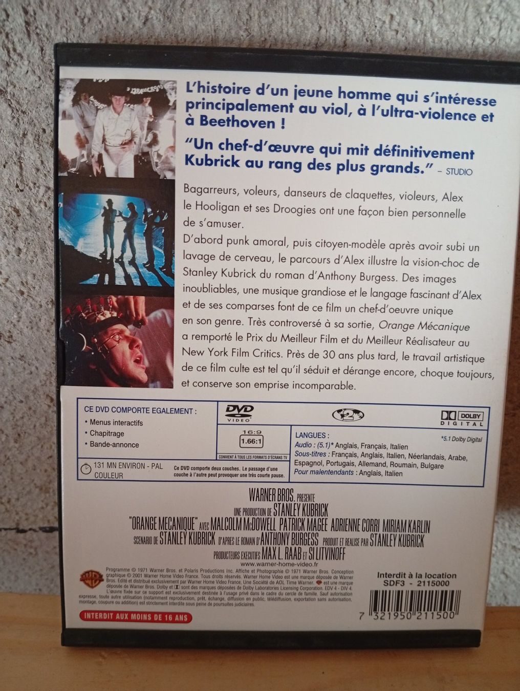 Tutti i DVDs: DVD Orange mécanique – Usato da Perrefitte venduto da 36B 2