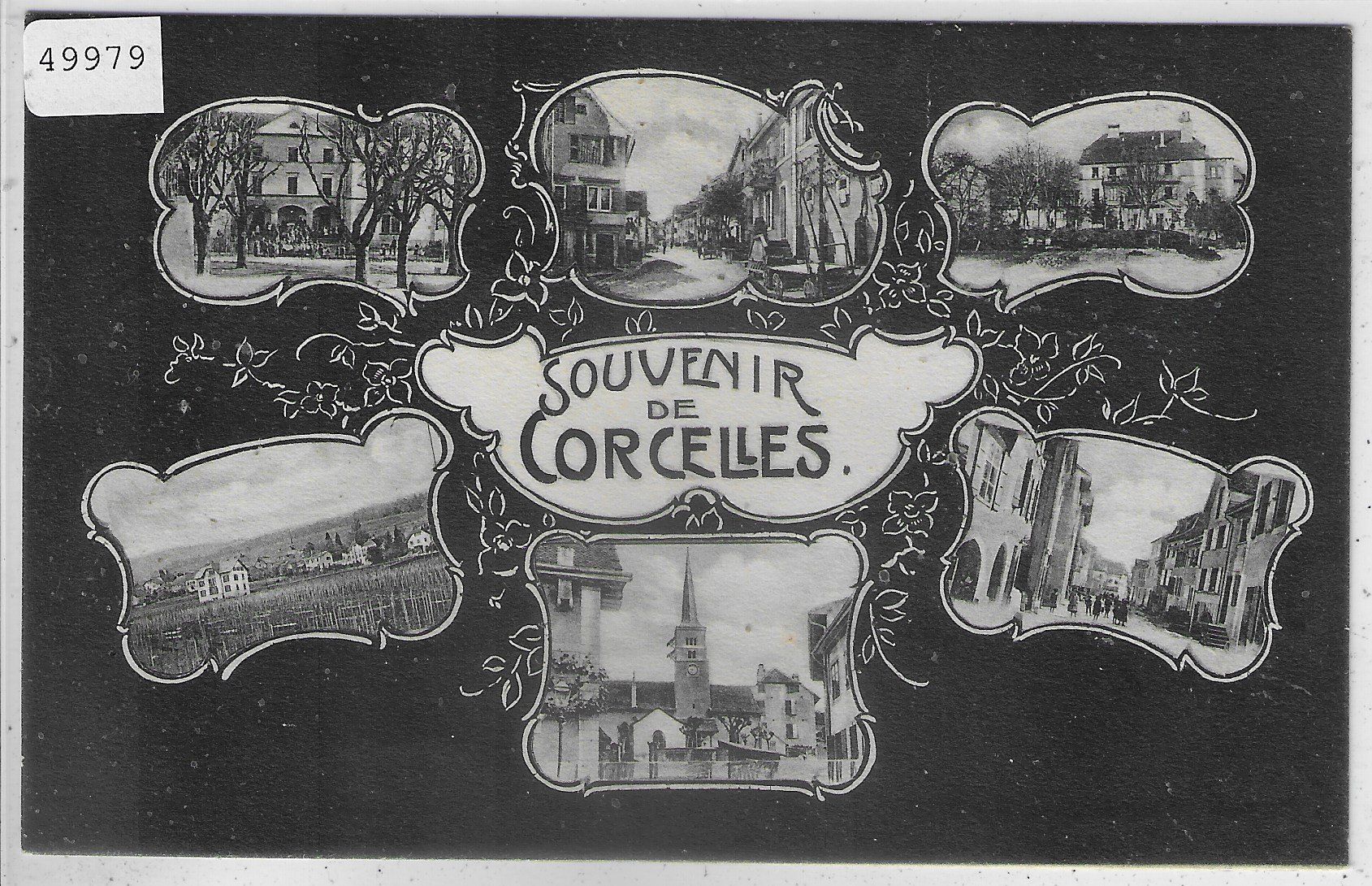 Cartoline postali: Souvenir de Corcelles – Usato da Ettingen venduto da Kartenplanet