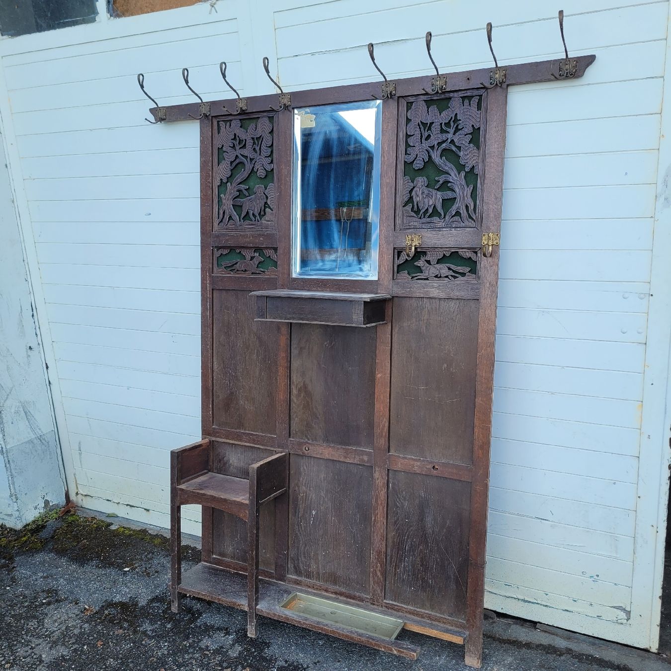 Guardaroba: alte antike wandgarderobe – Usato da Reichenburg venduto da AK_78