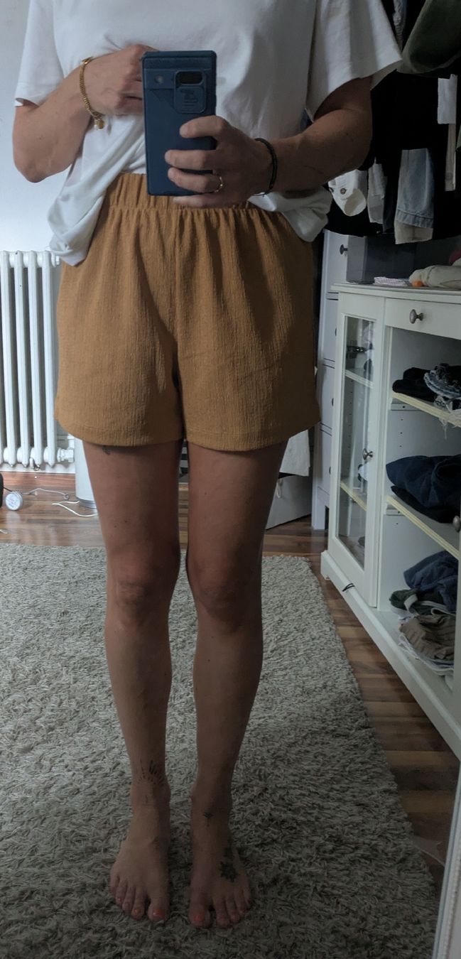 Pantaloni: Lockere Crinkle- Shorts, Grösse S – Nuovo (secondo la descrizione) da Schwyz venduto da Magdalena86