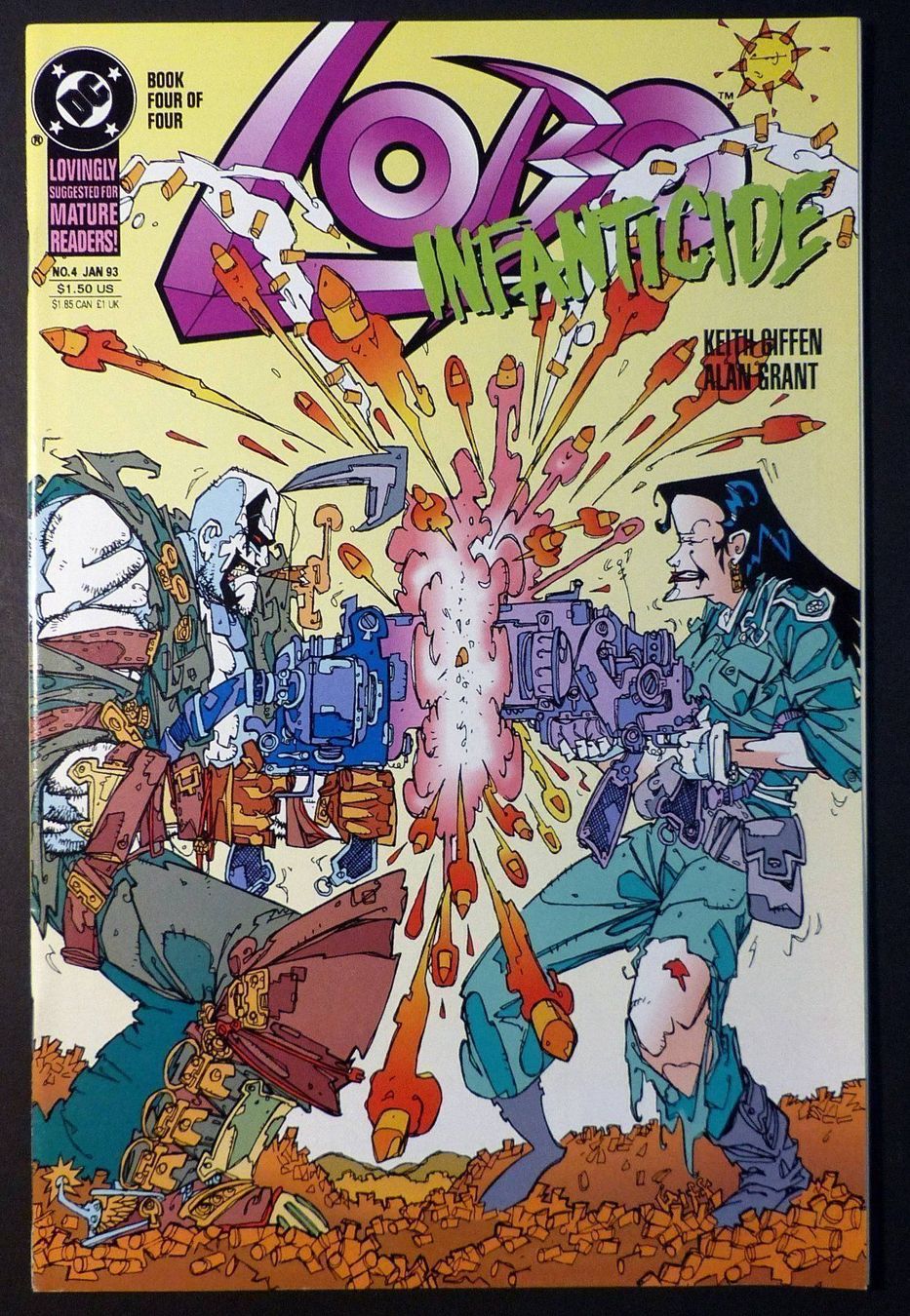 Fumetti: LOBO INFANTICIDE COMPLETE 4 PART SERIE DC COMICS 1992 – Usato da Lugano venduto da YouWantUS 4