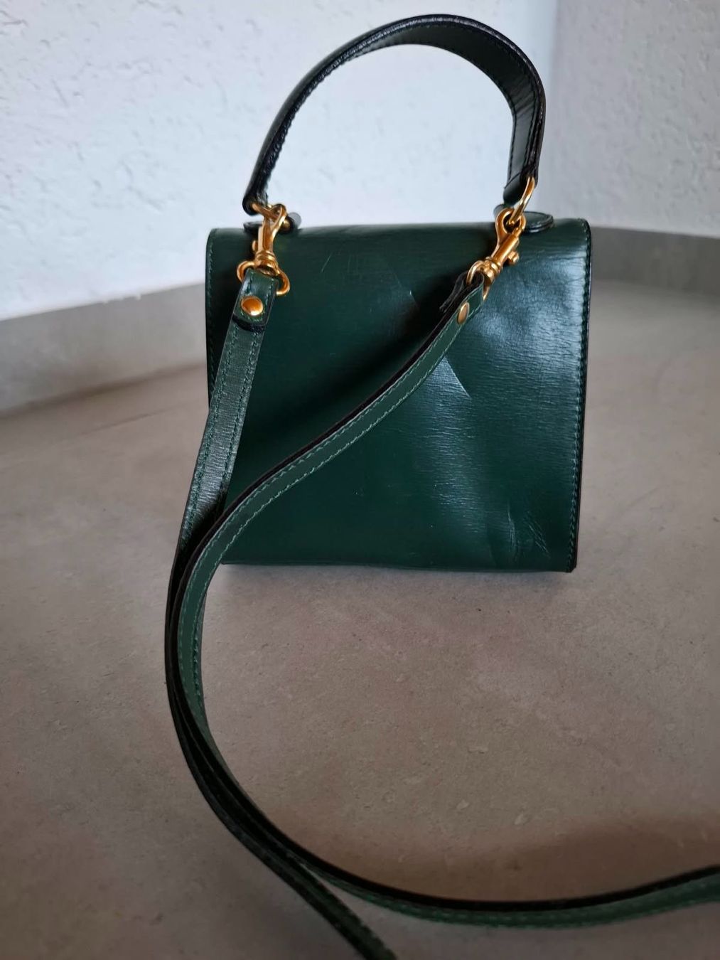 Celine Taschen für Damen: Celine Kelly Mini dark green – Gebraucht aus Zug von Katenths 8