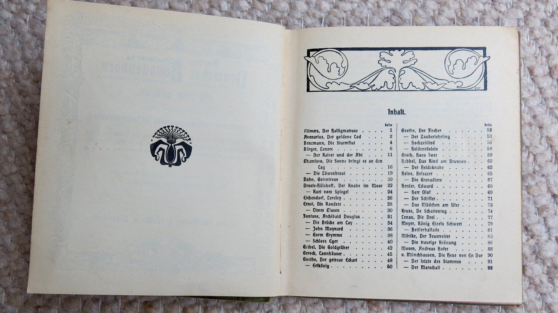 Libri: Deutscher Balladen Born – Usato da Schwanden i. E. venduto da Magnolia88 8