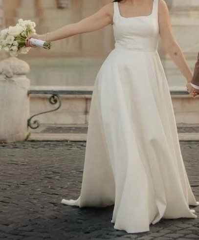 Kleider: Secondhand Brautkleid Bianco Evento "Levente", Grösse 38 – Gebraucht aus Brunnen von Herzig-Brautmode 2