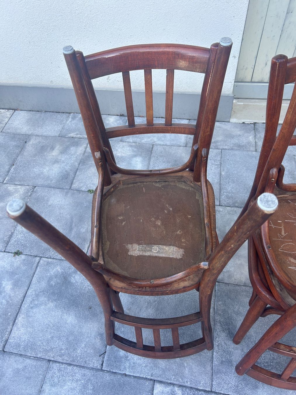 Horgen Glarus Sedie: 4 Vintage Bistrostühle, Horger Glarus – Usato da Kehrsiten venduto da fot_55m5 2