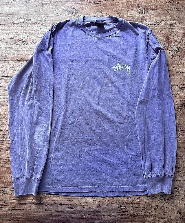 Pullover & Sweatshirts: Stüssi_Longsleeve_Violet_Gr. L. – Gebraucht aus Zürich von Sunnyflower97 1