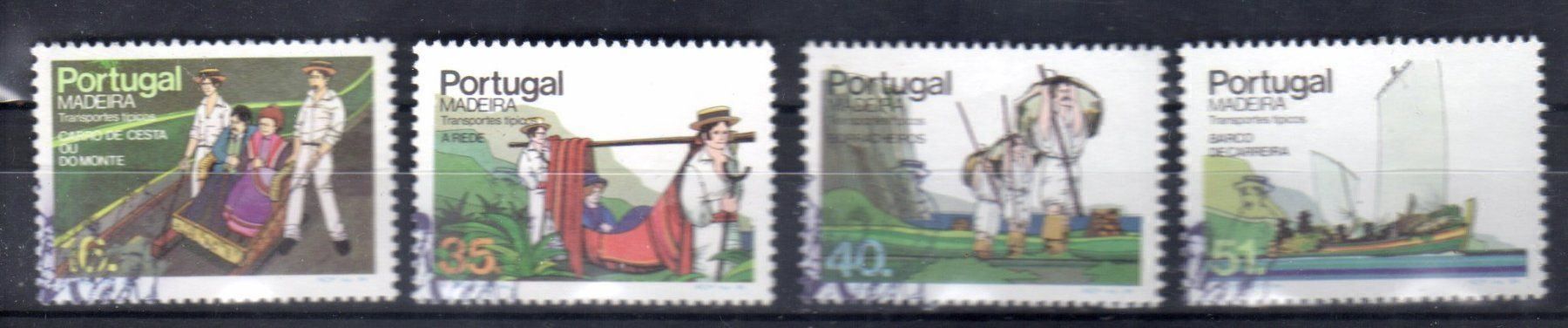Tutti i francobolli: Madeira 1984 kmpl. Satz  Nr. 93A-96A ET – Usato da Remetschwil venduto da Hofiii
