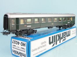Märklin 4037 D-Zug wagen 2. Klasse , Blech, wie NEU