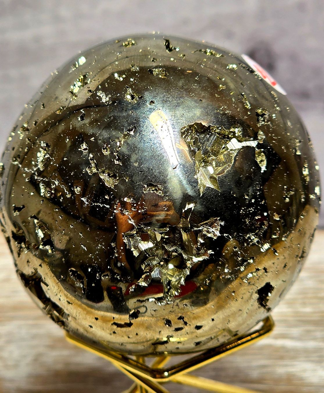 Minerali & Pietre curative: Top HQ Pyrit Kugel E 53mm 342g – Nuovo e nell'imballaggio originale da Matzingen venduto da Shay_Crystalz 2