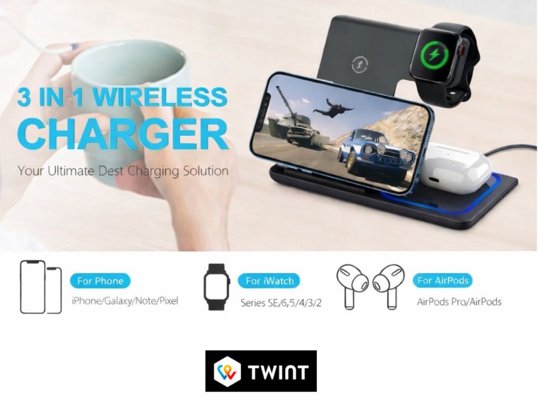 Altro in Giocattoli & Bricolage: Wireless Charger, fast 3in1(15w) – Nuovo e nell'imballaggio originale da Luzern venduto da Waince786