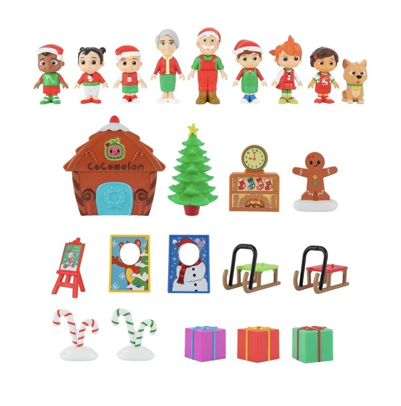 Calendari: 2x Adventskalender / calendrier Cocomelon – Nuovo e nell'imballaggio originale da Collombey venduto da Cards07 2