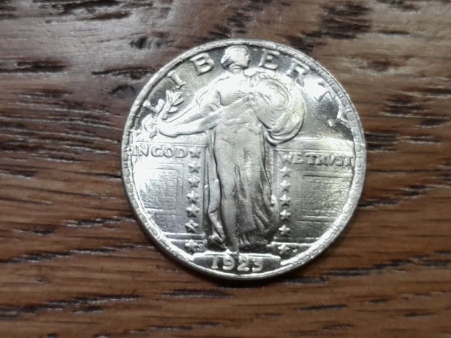 Alle Münzen: 1/4 dollar 1923, USA – Gebraucht aus Aarau von Reto_BA_01