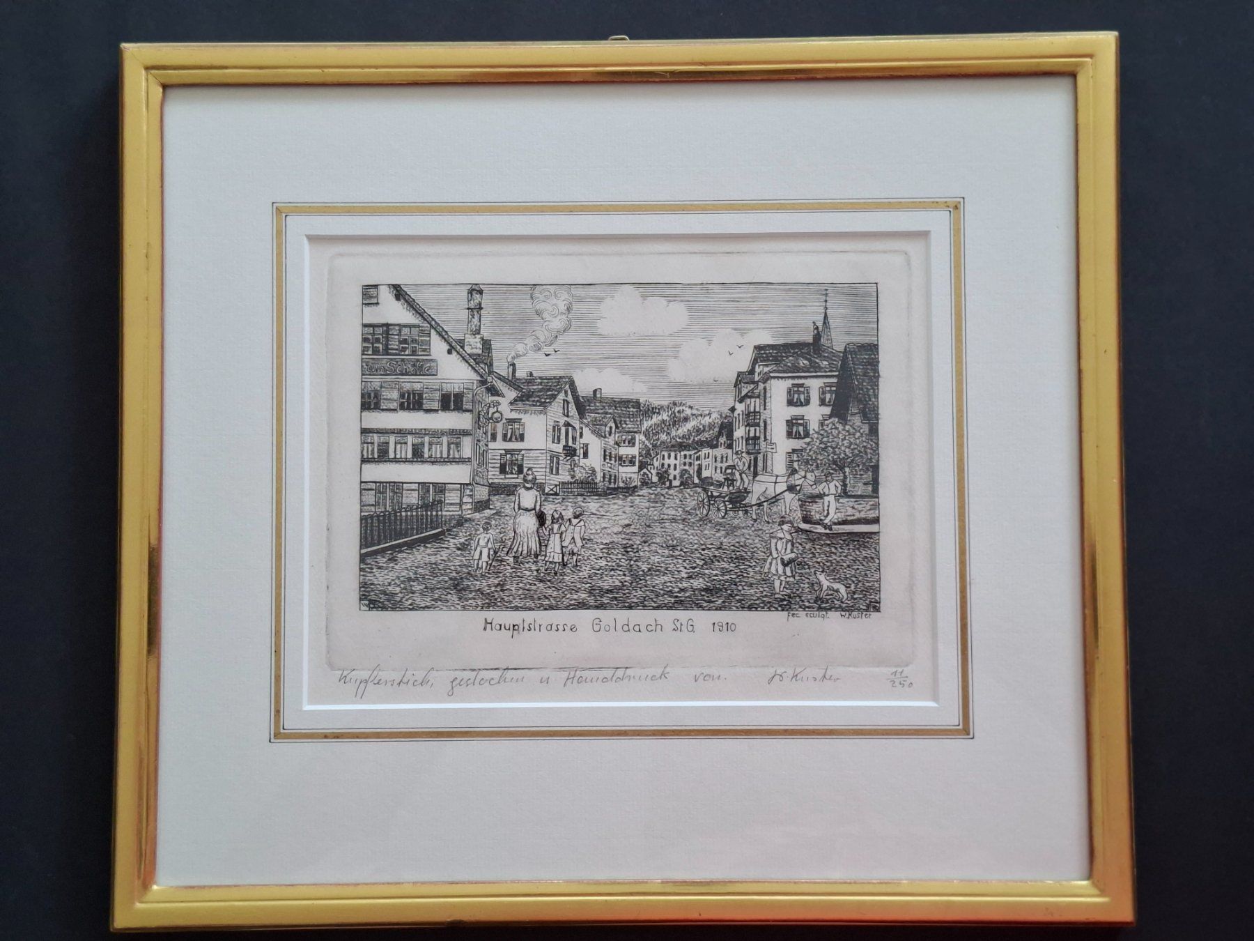 Gravures: Goldach. Über Eck vergoldet. – D'occasion à Goldach par armando_r