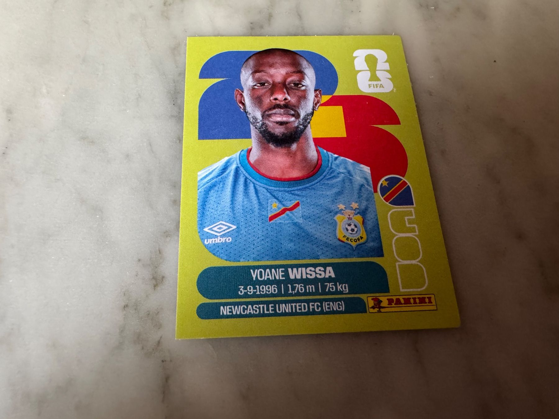 Panini Carte collezionabili: Yoane Wissa Panini Sticker FIFA World Cup 2026 COD 16 – Nuovo (secondo la descrizione) da hägendorf venduto da twilightprincess