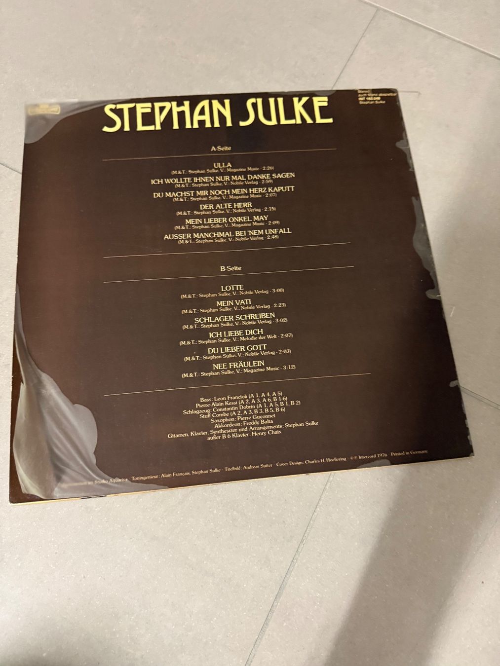 Dischi in vinile: Schallplatte / Stephan Sulke – Usato da Freidorf TG venduto da sarotiko 1