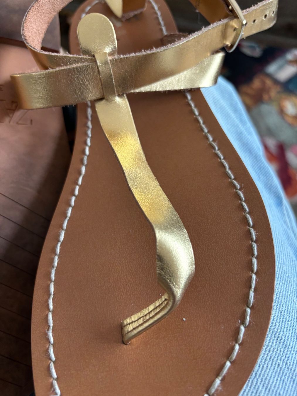 Zara Damenschuhe: Sandales Dorées Zara – Gebraucht aus Genève von bha_jcf5 4