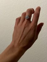 925 Silberring mit Zirkon