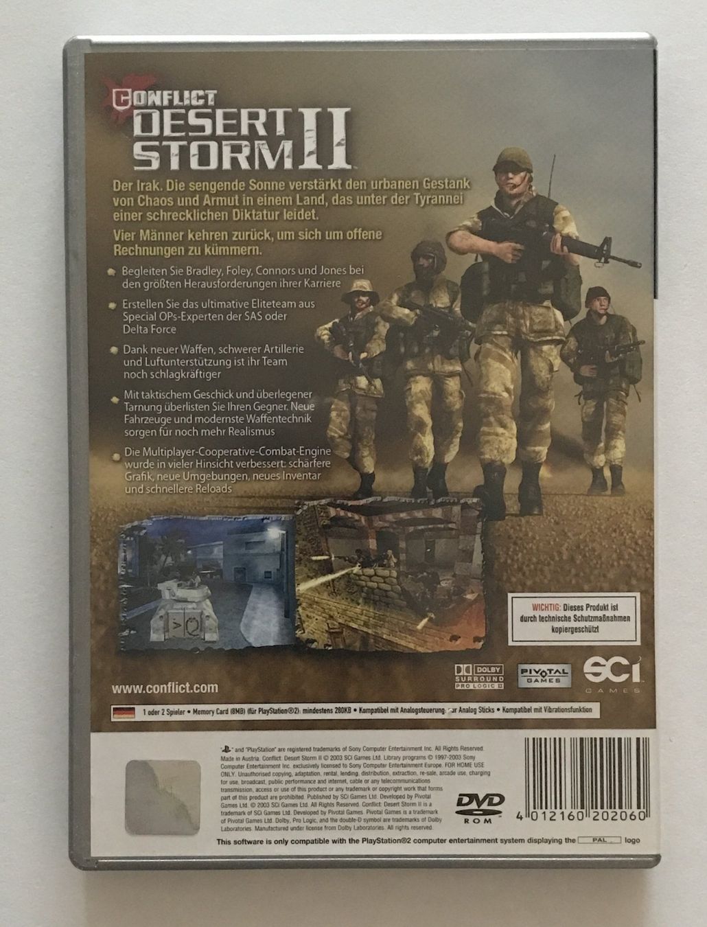 Giochi: PS2 - Conflict: Desert Storm II: Back to Baghdad – Usato da Allschwil venduto da Bullach 2