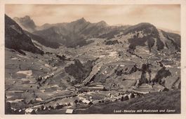Laad-Nesslau mit Mattstock und Speer, gelaufen 1929