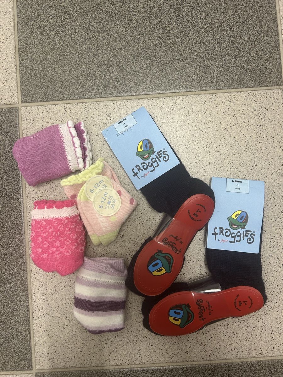 Calze per bambini: Set Froggies und Socken – Nuovo e nell'imballaggio originale da Wohlen b. Bern venduto da Beppe99