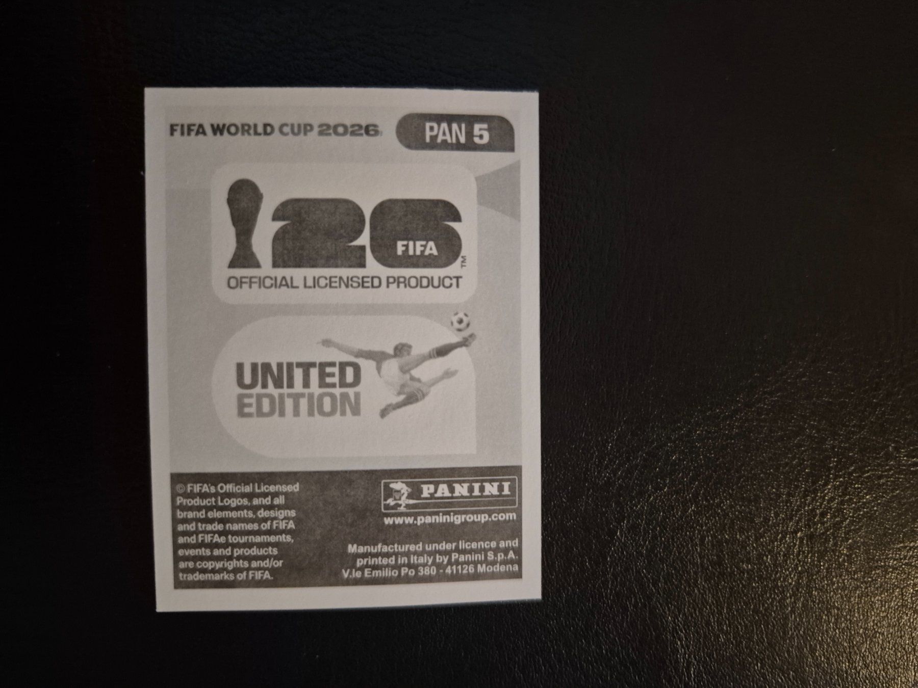 Panini Sammelbilder & Trading cards: Panini WM 26 PAN 5 – Neu (gemäss Beschreibung) aus Rorschacherberg von AJ3108 1