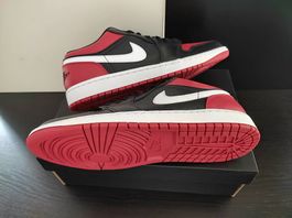 NIKE Air Jordan 1 low Alternate Bred Toe EU46 NEU
