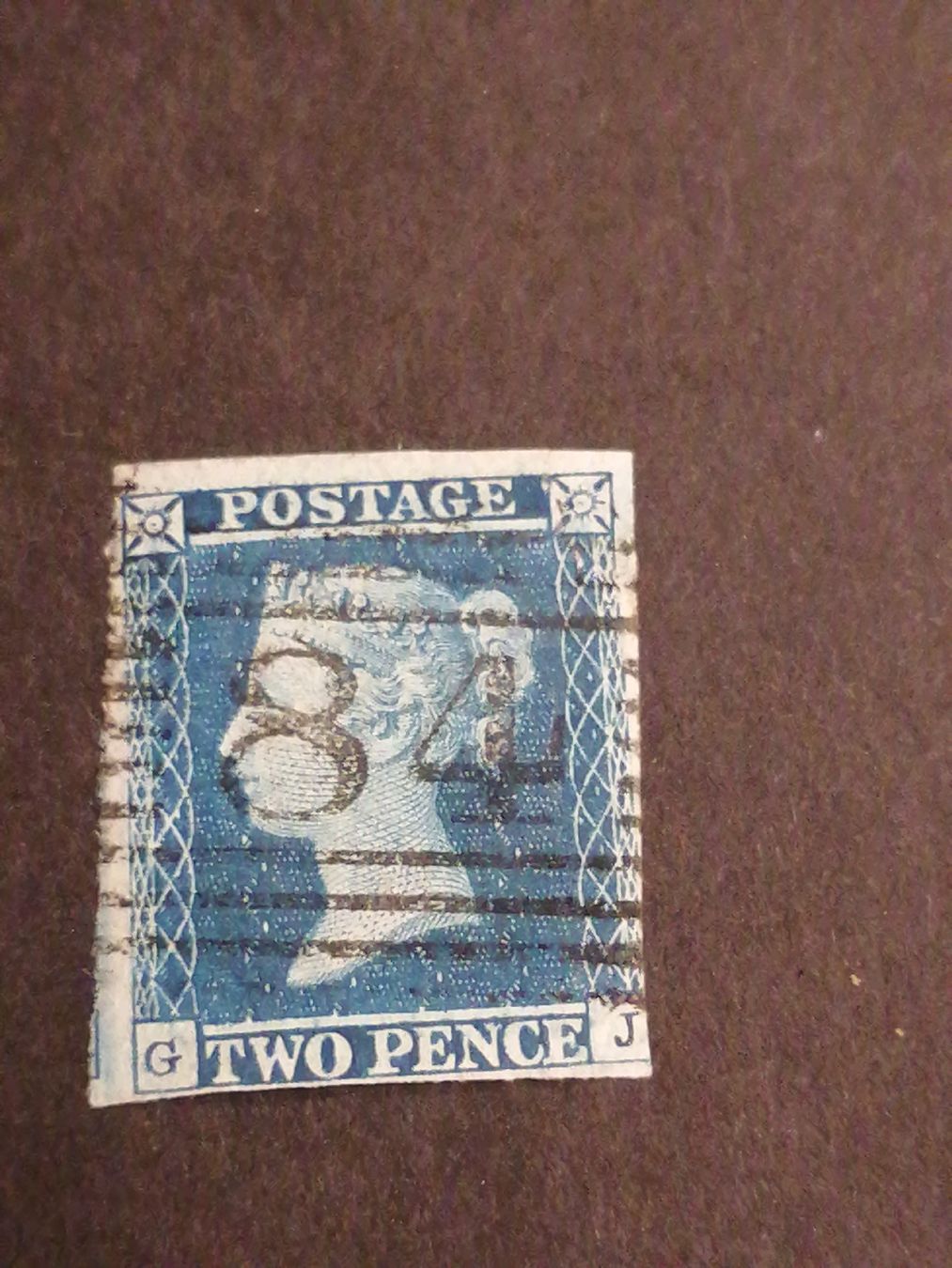 Tutti i francobolli: Two Pence Blue 1841  – Usato da Happerswil venduto da tschergi