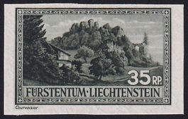 FL 1934 Mi.Nr. 133 U - ungezähnt postfrisch ** - sehr selten