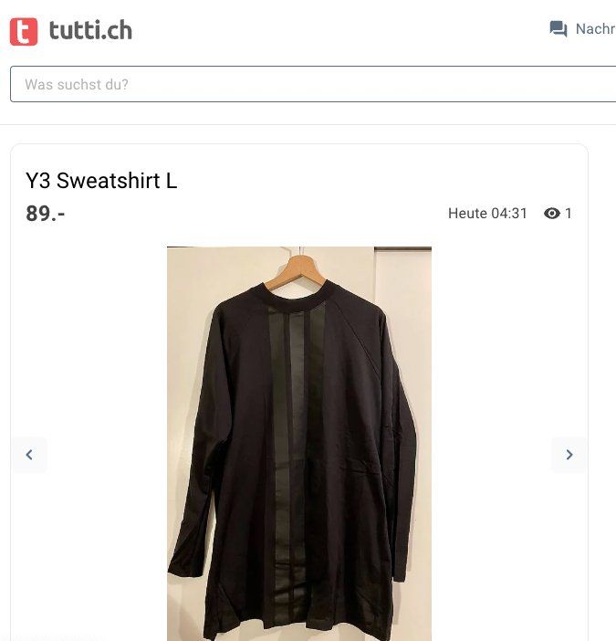 Y-3 Maglioni & Felpe: Y3 Sweatshirt L – Nuovo (secondo la descrizione) da Basel venduto da cielHiro 6