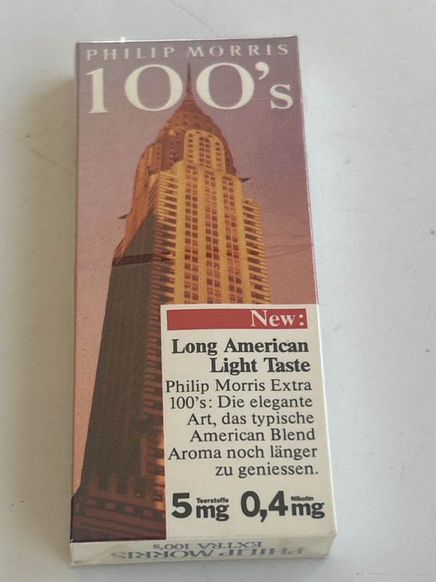 Tabac à priser: Philip Morris Extra 100's, 90er Jahre, Sammlerstück (S27) – Neuf (Voir description) à Neuenhof par bro_9zsg 1