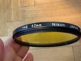 Objektivfilter gelb 62 mm