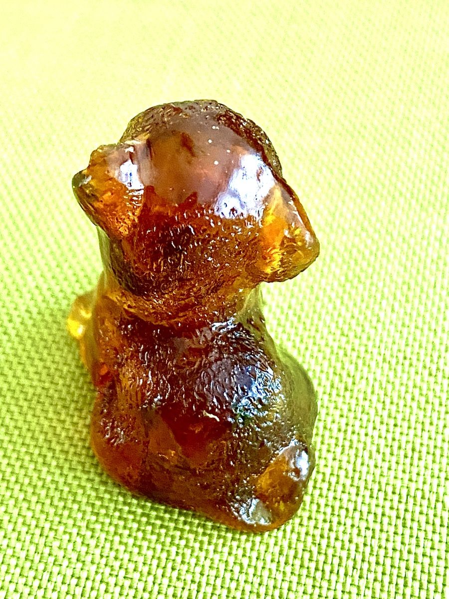 Statuette: Katzenfigur aus echten baltischen Bernstein – Nuovo (secondo la descrizione) da Egg b. Zürich venduto da Schoggi17 4