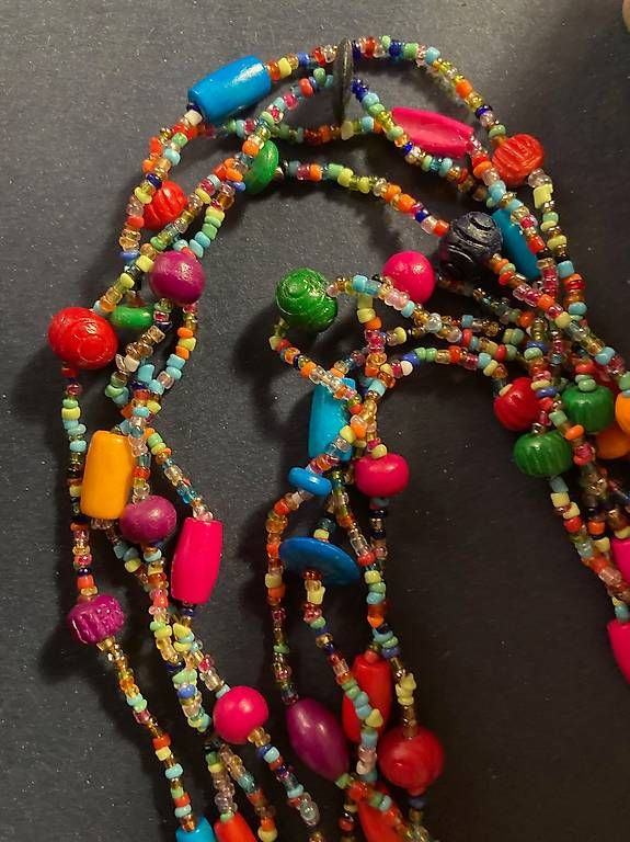 Catenine: Bunte Sommerhalskette, Modeschmuck – Usato da St. Gallen venduto da jbr_q7tx 4