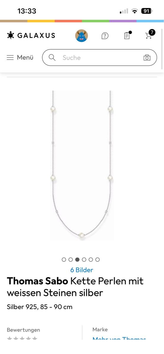 Thomas Sabo Catenine: Thomas SABO Halskette – Usato da Laupen BE venduto da ole_l8gg 1