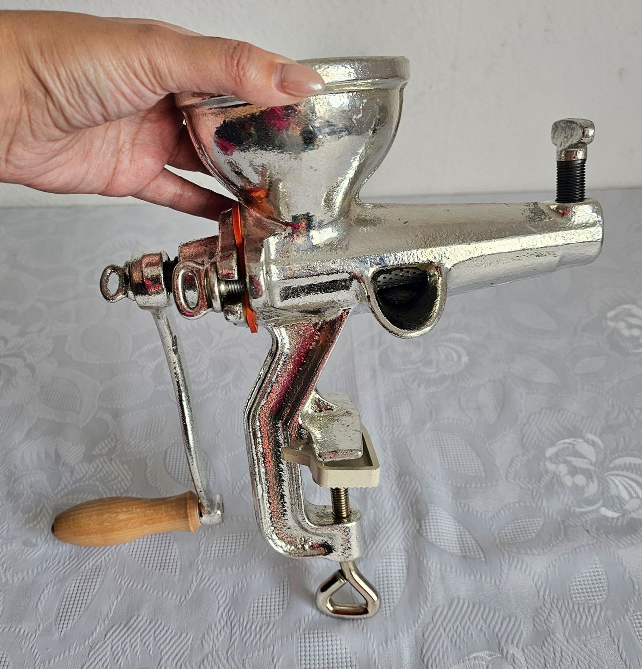 Elettrodomestici da cucina: *Porkert* 2A Fleischwolf/Obstpresse. – Usato da Bronschhofen venduto da David80 5