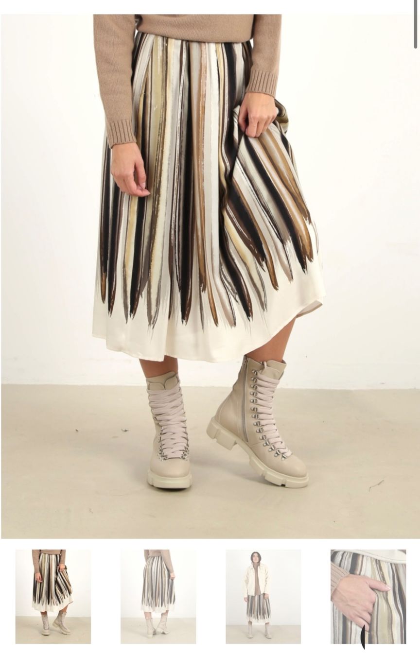 Luisa Cerano Gonne: Luisa Cerano Feather Skirt – Usato da Zürich venduto da ong8