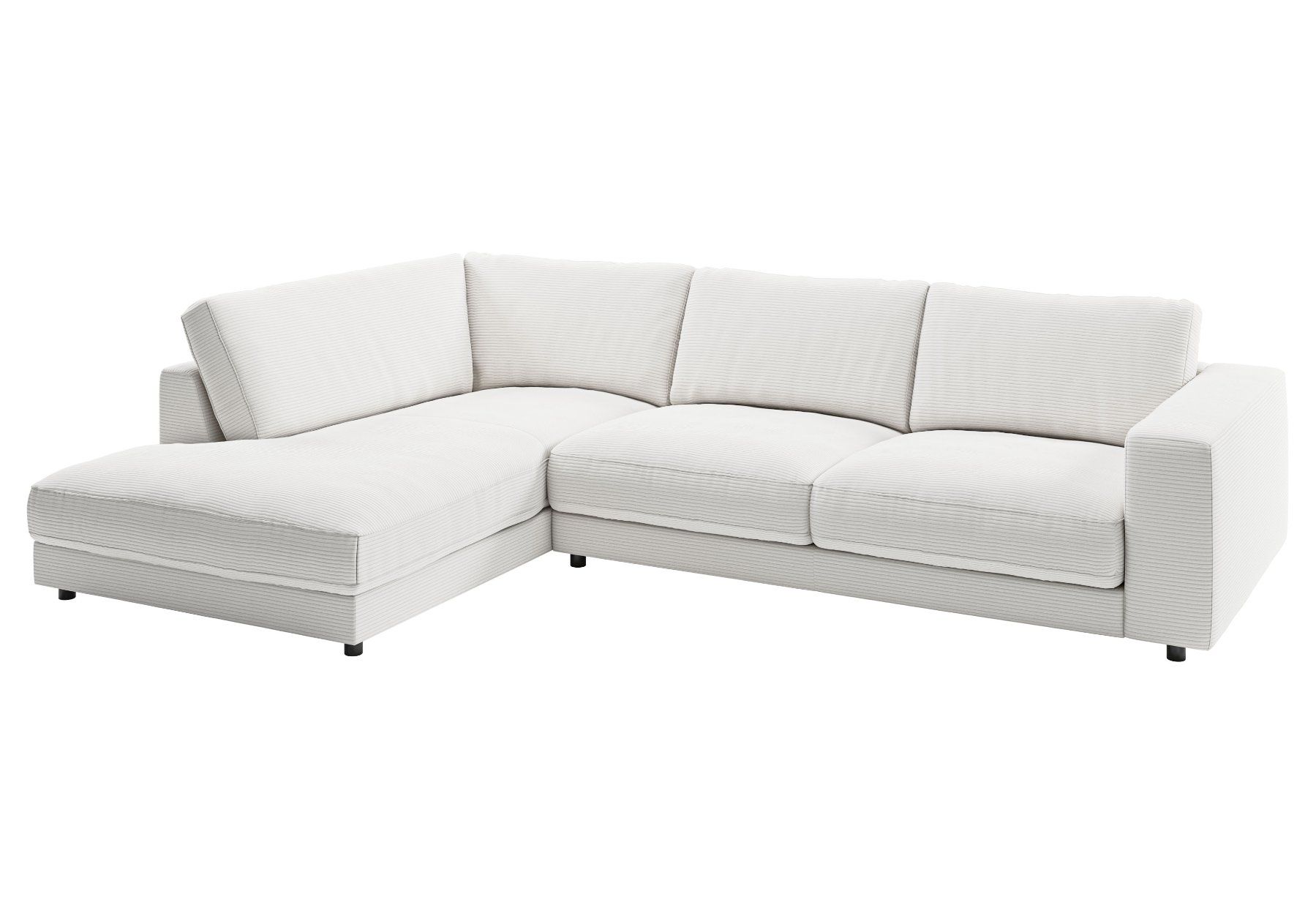 Divani: Ecksofa High End in Cord snow Links – Nuovo e nell'imballaggio originale da Bischofszell venduto da deluxe-moebel 2