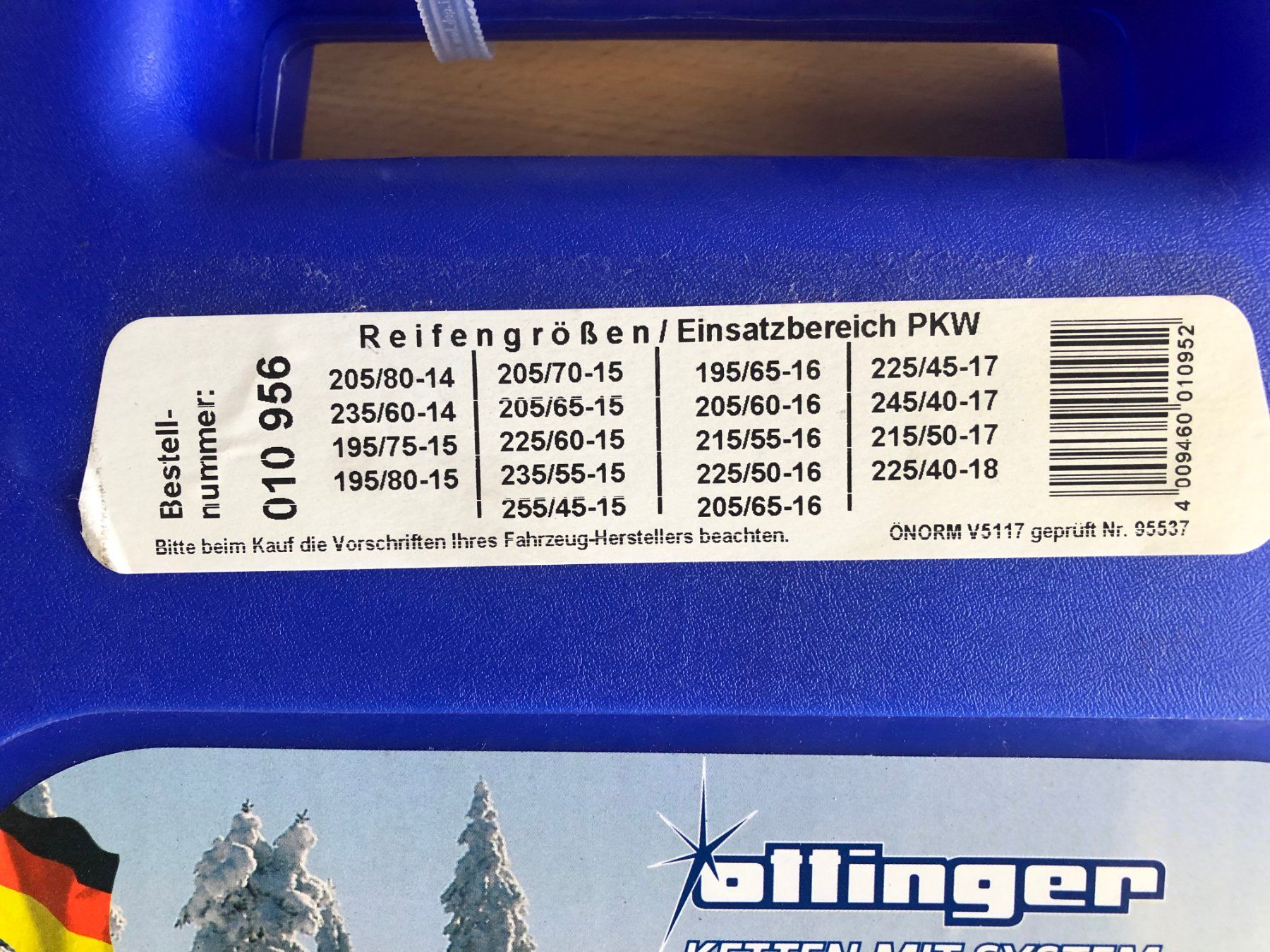 Catene da neve: Ottinger Maxi "GS" Schneeketten – Nuovo e nell'imballaggio originale da Kriessern venduto da schwedenstahl_fan 2