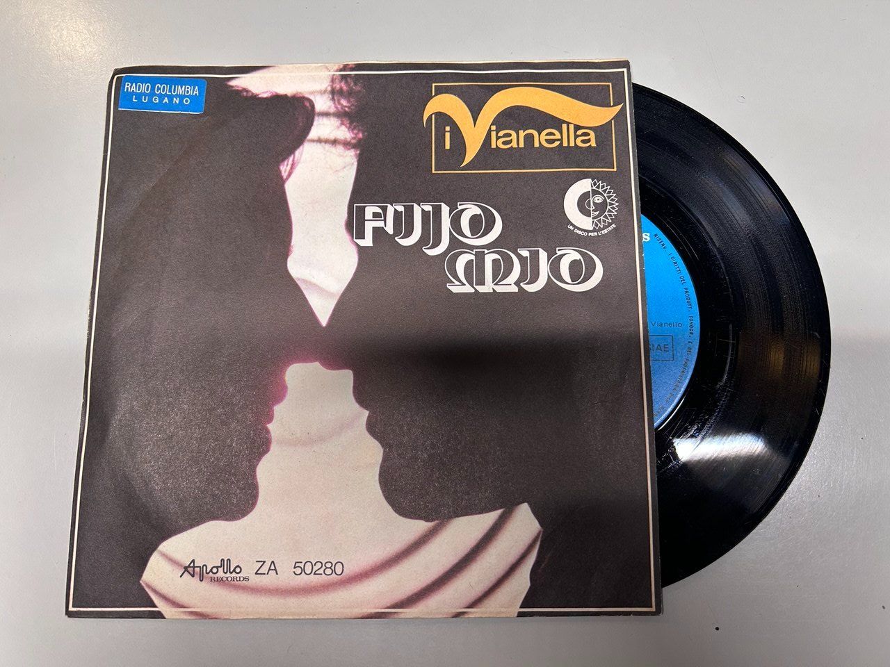 Dischi in vinile: 45 giri dei Vianella "Fijo mio" 1973 – Usato da Giubiasco venduto da LorisVale