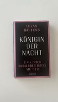 Lukas Bärfuss, Königin der Nacht, Buch